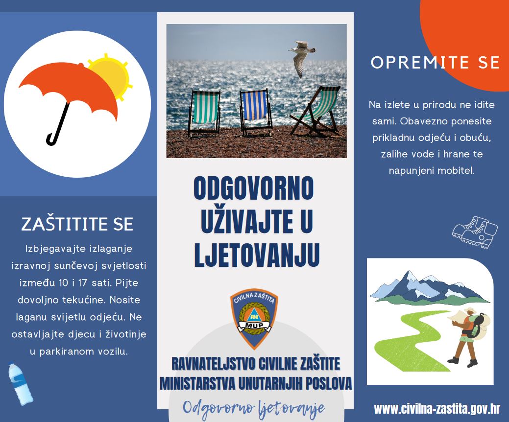 informativni letak odgovorno ljetovanje